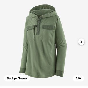 Patagonia Women’s Early Rise L/S hooded fleece